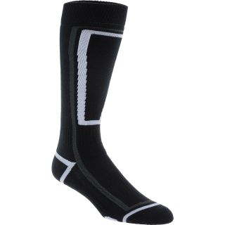 ALPINE DESIGN Kids Ski Socks   2 Pack   Size Small, Black/white