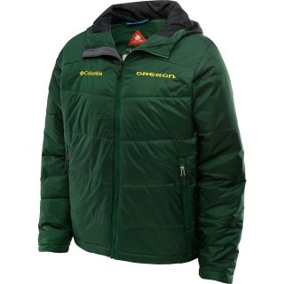 COLUMBIA Mens Oregon Ducks Shimmer Me Timbers II Hooded Jacket   Size Small,