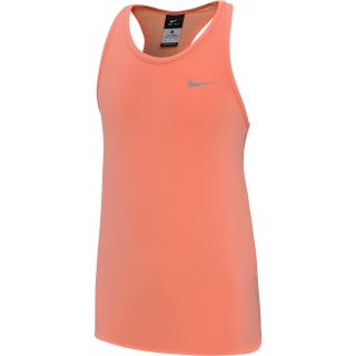 NIKE Girls Maria US Open Tennis Tank Top   Size Medium, Orange/silver