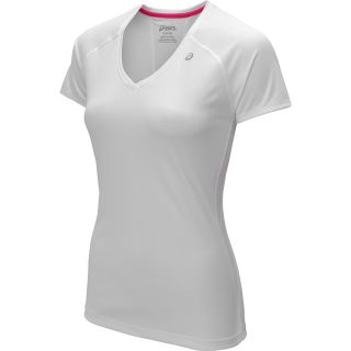 ASICS Womens Favorite Short Sleeve T Shirt   Size Large, White
