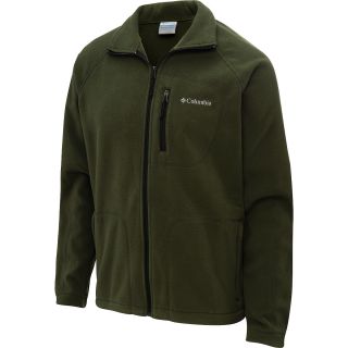 COLUMBIA Mens Fast Trek II Full Zip Fleece Jacket   Size Xl, Surplus Green
