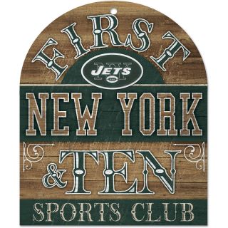 Wincraft New York Jets 10X11 Club Wood Sign (91168010)