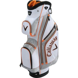 CALLAWAY Chev Cart Bag, White/grey/orange