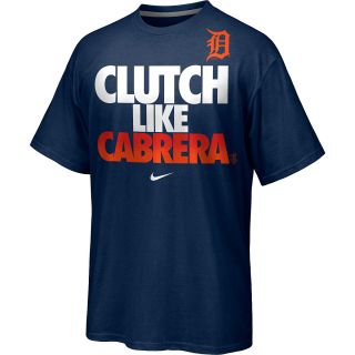 NIKE Mens Detroit Tigers Clutch Like Cabrera Player Legend Short Sleeve T 