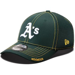 NEW ERA Mens Oakland Athletics Neo 39THIRTY Structured Fit Cap   Size S/m, Dk.
