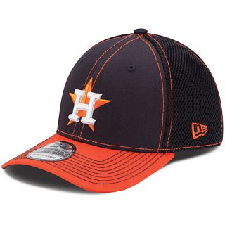 NEW ERA Mens Houston Astros Two Tone Neo 39THIRTY Stretch Fit Cap   Size M/l,