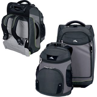 High Sierra Lite 22 Carry On Wheeled Backpack w/ Removeable Daypack,