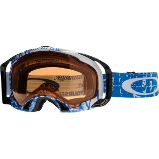 OAKLEY Splice Snow Goggles, Blue/persimmon