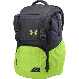 UNDER ARMOUR Ruckus Storm Backpack, Graphite/yellow
