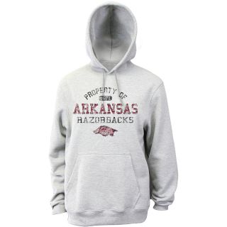 Classic Mens Arkansas Razorbacks Hooded Sweatshirt   Oxford   Size Large,