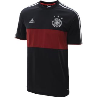 adidas Mens Germany Away Replica Short Sleeve T Shirt   Size Medium, Black/red