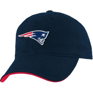 NFL Team Apparel Youth New England Patriots Basic Slouch Adjustable Cap   Size