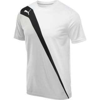 PUMA Mens BTS Short Sleeve T Shirt   Size Small, White/grey
