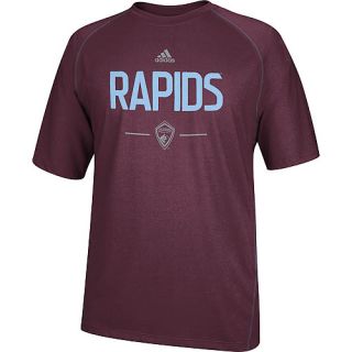 adidas Mens Colorado Rapids Authentic ClimaLite Short Sleeve T Shirt   Size