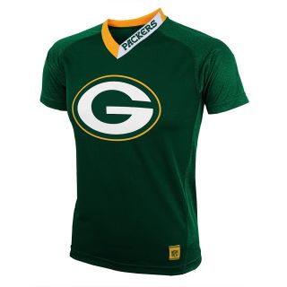 NFL Team Apparel Youth Green Bay Packers Performance Short Sleeve T Shirt  