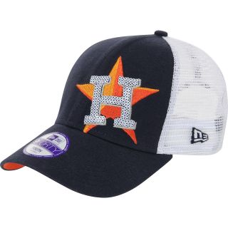 NEW ERA Youth Houston Astros Sequin Mesh 9FORTY Adjustable Cap   Size Youth,