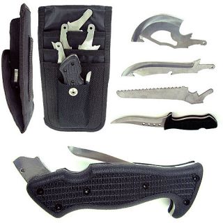 4 in 1 Hunting Knife Set   Blade, Knife, Axe, and Saw (25 7050)