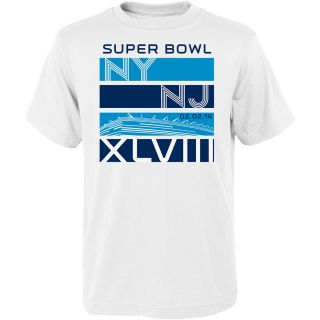 NFL Team Apparel Youth Super Bowl XLVIII Meadowlands Stripes Short Sleeve T 