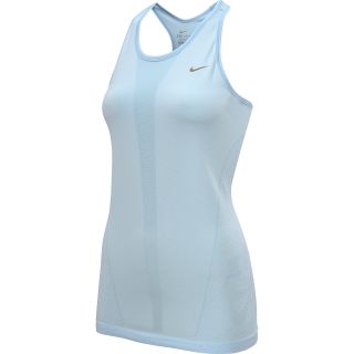 NIKE Womens Dri FIT Tank Top   Size Large, Ice Blue/red