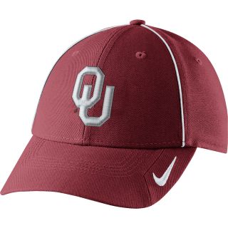 NIKE Mens Oklahoma Sooners Coaches Legacy 91 Adjustable Cap, Crimson