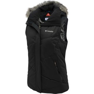COLUMBIA Womens Lay D Down Vest   Size Large, Black