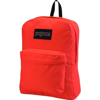 JANSPORT Superbreak Backpack, Flourescent Red