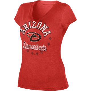 G III Womens Arizona Diamondbacks Lead Off V Neck T Shirt   Size Medium