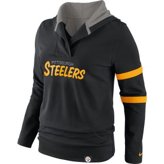 NIKE Womens Pittsburgh Steelers Play Action Hooded Top   Size XS/Extra Small,