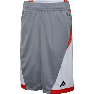 adidas Mens All World Basketball Shorts   Size Medium, Tech/grey