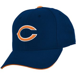 NFL Team Apparel Youth Chicago Bears Basic Structured Adjustable Cap   Size