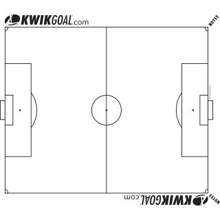 Kwik Goal Full Field Soccer Chart (18A1101)