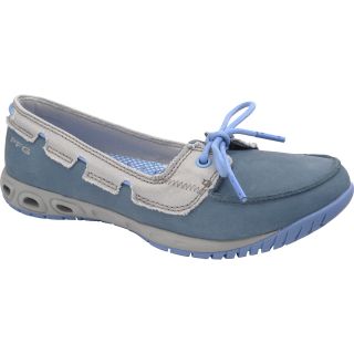 COLUMBIA Womens Sunvent Boat Shoes   Size 6, Blue/white