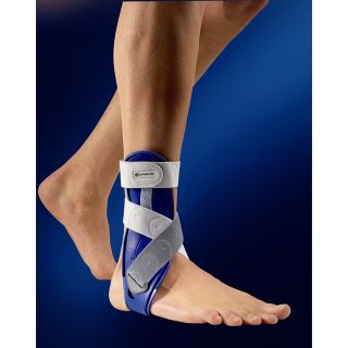 Bauerfeind MalleoLoc Ankle Brace   Size Left Size 1, Blue (12013013080701)