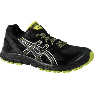 ASICS Mens GEL Scram Trail Running Shoes   Size 7, Onyx/lime
