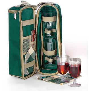 Picnic Plus Wine Duffel Bag, Green (PSM 117G)