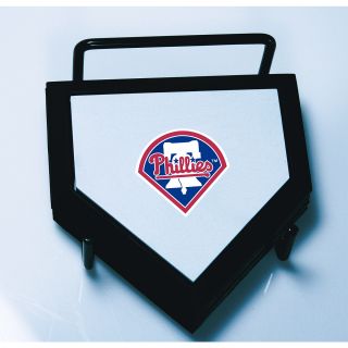 Schutt Philadelphia Phillies Home Plate Coaster 4 Piece Set Features Team Logo