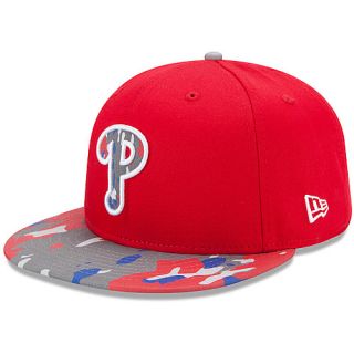 NEW ERA Mens Philadelphia Phillies Camo Break 9FIFTY Adjustable Cap   Size