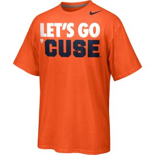 NIKE Mens Syracuse Orange 2014 College Rivalry Lets Go Cuse Short Sleeve T 