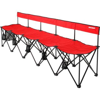 Insta Bench 5 Seater LX Portable Bench, Red (IBLX5 RED)