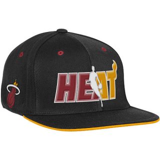 adidas Mens Miami Heat Official Draft Stretch Fit Cap   Size L/xl, Multi Team