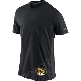 NIKE Mens Missouri Tigers Speed Legend Short Sleeve T Shirt   Size 2xl, Black