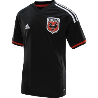 adidas Boys D.C. United Replica Soccer Jersey   Size Small, Black