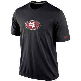 NIKE Mens San Francisco 49ers Legend Just Do It Dri FIT Short Sleeve T Shirt  