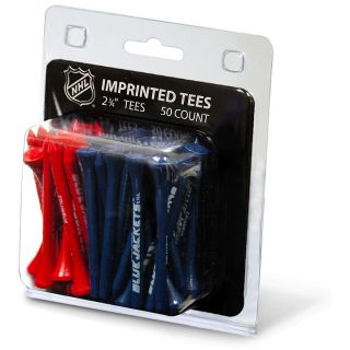 Team Golf Columbus Blue Jackets 50 Count Imprinted Tee Pack (637556137555)