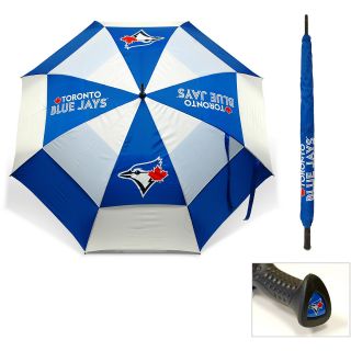 Team Golf MLB Toronto Blue Jays 62 Inch Double Canopy Golf Umbrella