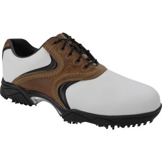 FOOTJOY Mens Contour Series Golf Shoes   Size 9.5medium, White/brown