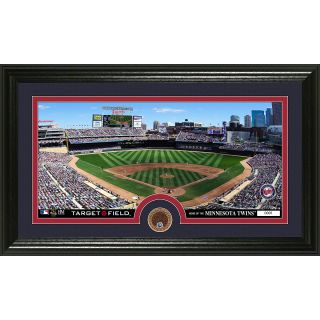 The Highland Mint Minnesota Twins Infield Dirt Coin Panoramic Photo Mint