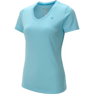 CHAMPION Womens Vapor PowerTrain Short Sleeve T Shirt   Size Medium, Aqua