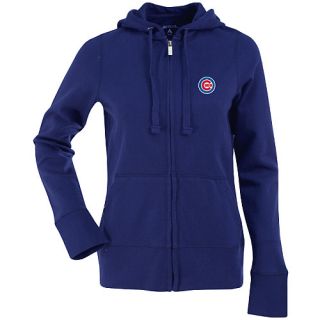 Antigua Womens Chicago Cubs Signature Hooded Full Zip Sweatshirt   Size