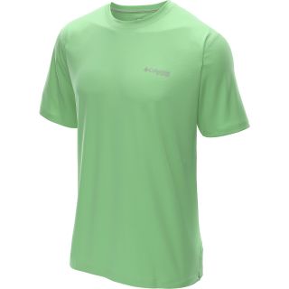 COLUMBIA Mens PFG Zero Rules Short Sleeve T Shirt   Size 2xl, Peach
